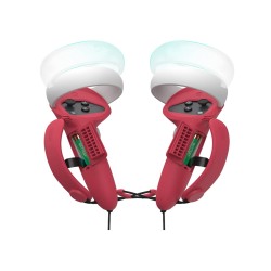 KIWI design Controller Grips Cover with Battery Opening, Adjustable with Knuckle Straps, Suitable for Large Hands Compatible with Quest 2 (Red) KIWI design Controller Grips Cover with Battery Opening, Adjustable with Knuckle Straps, Suitable for Large Hands Compatible with Quest 2 (Red)